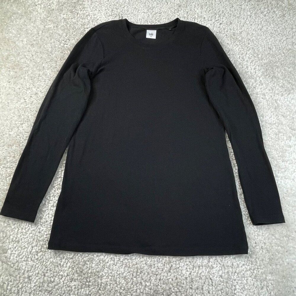 Cabi Black Layering Tee Black Womens Large